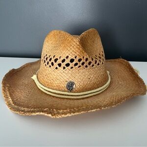 Dorfman Pacific Co-Natural Straw Hat-Unisex size L/XL